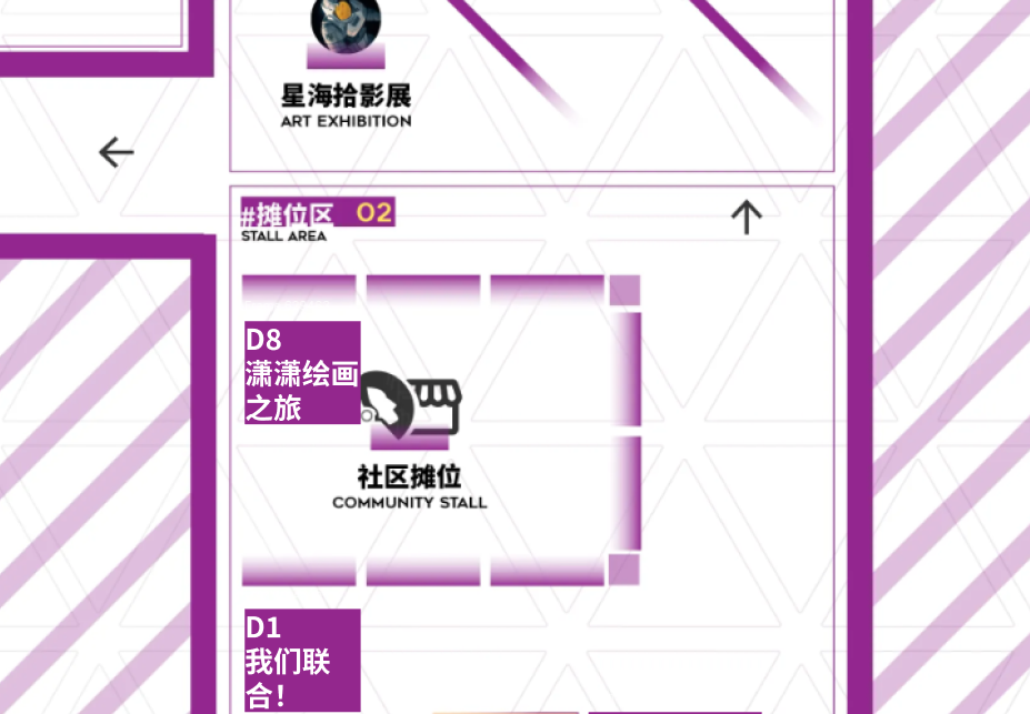 西安 BC 玩家摊位平面图